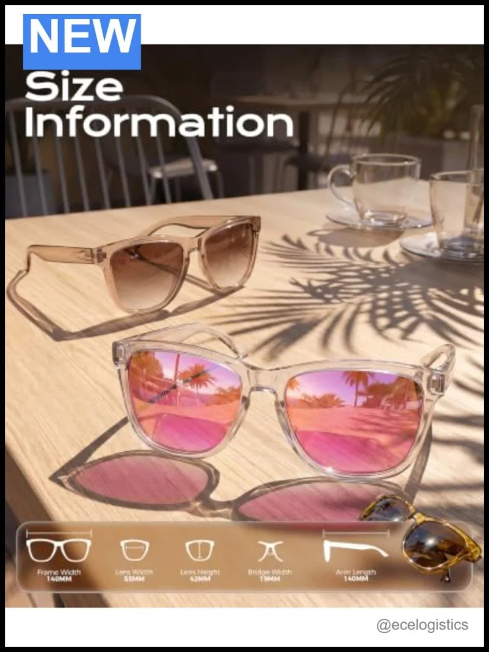 Polarized Sunglasses Women UV400 Protection Trendy Square Lightweight